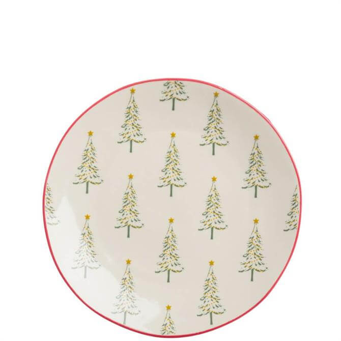 Sophie Allport Christmas Trees Stoneware Side Plate